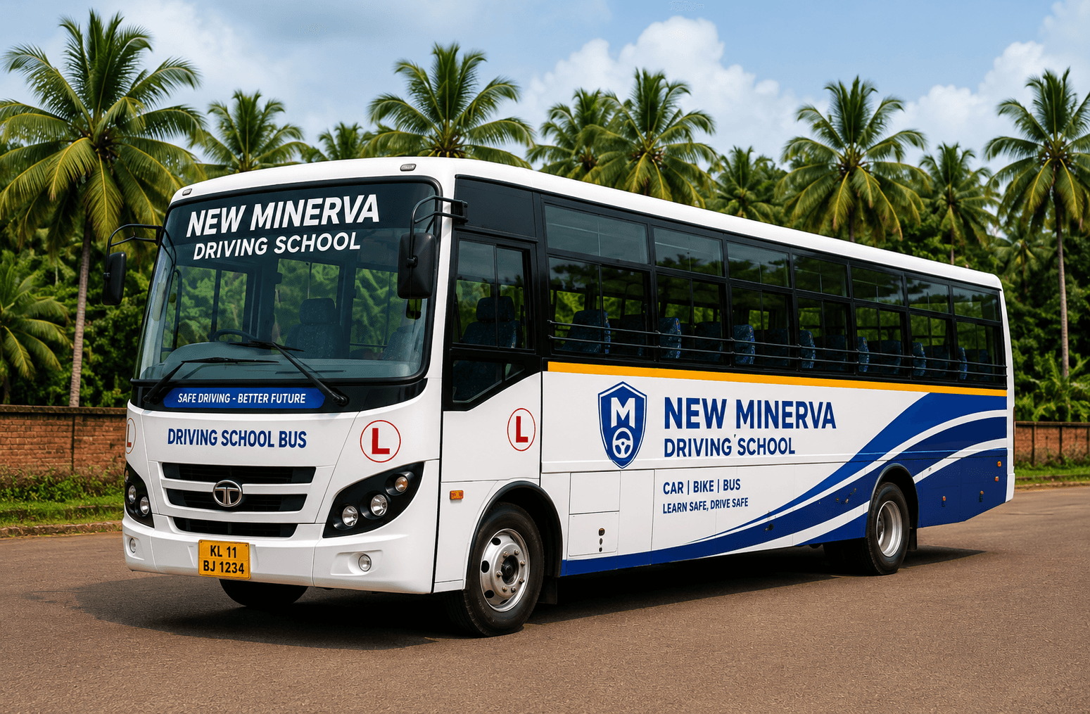 New Minerva bus training in Kozhikode